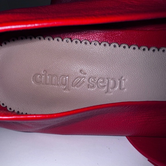 Cinq a Sept Sophia Mary Jane Flats 37=7 - Picture 4 of 6